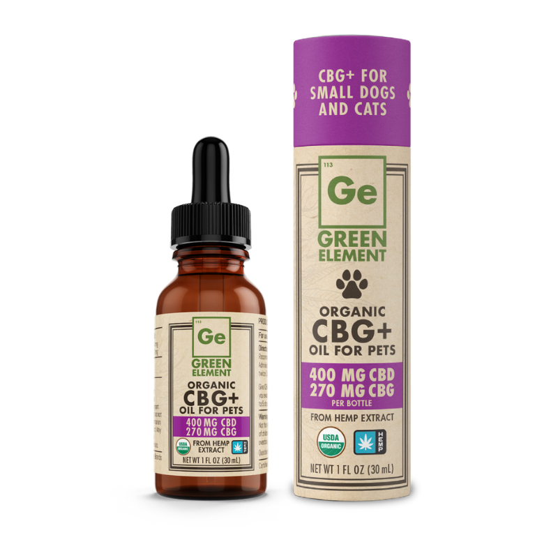 CBG+ Oil for Dogs and Cats - Organic