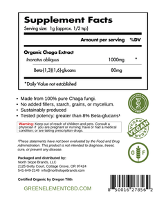 Chaga Extract - Organic
