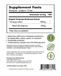 Cordyceps Mushroom Extract - Organic