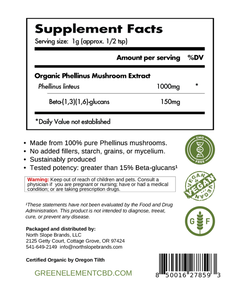 Phellinus Mushroom Extract - Organic